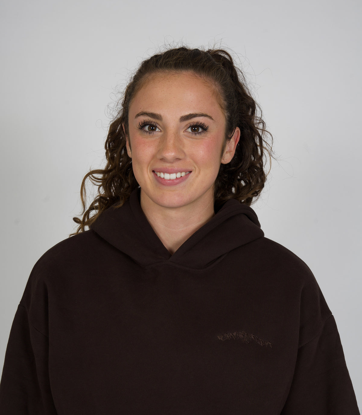 Cascade Classic Hoodie in Mocha — front portrait